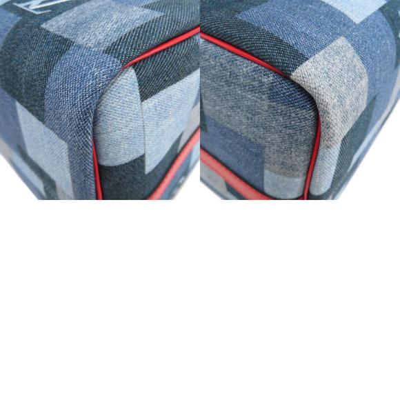 Louis Vuitton Speedy Bandouliere 30 Denim Patchwork Shoulder Bag Blue - Picture 7 of 7